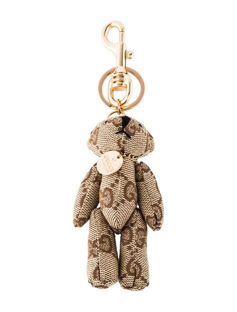 gucci bear key chain|vintage gucci keyring.